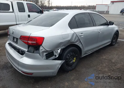 2015 Volkswagen Jetta 2.0L S из США, поврежденный, VIN 3VW2K7AJ9FM289966